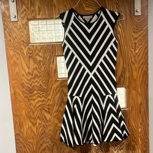 Black and white dress